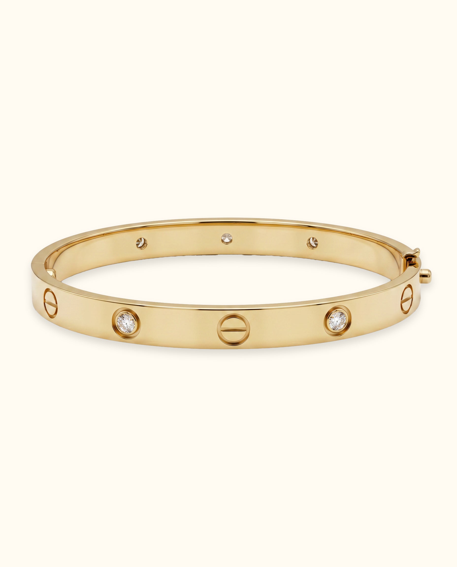 Classic Love Diamond Bangle