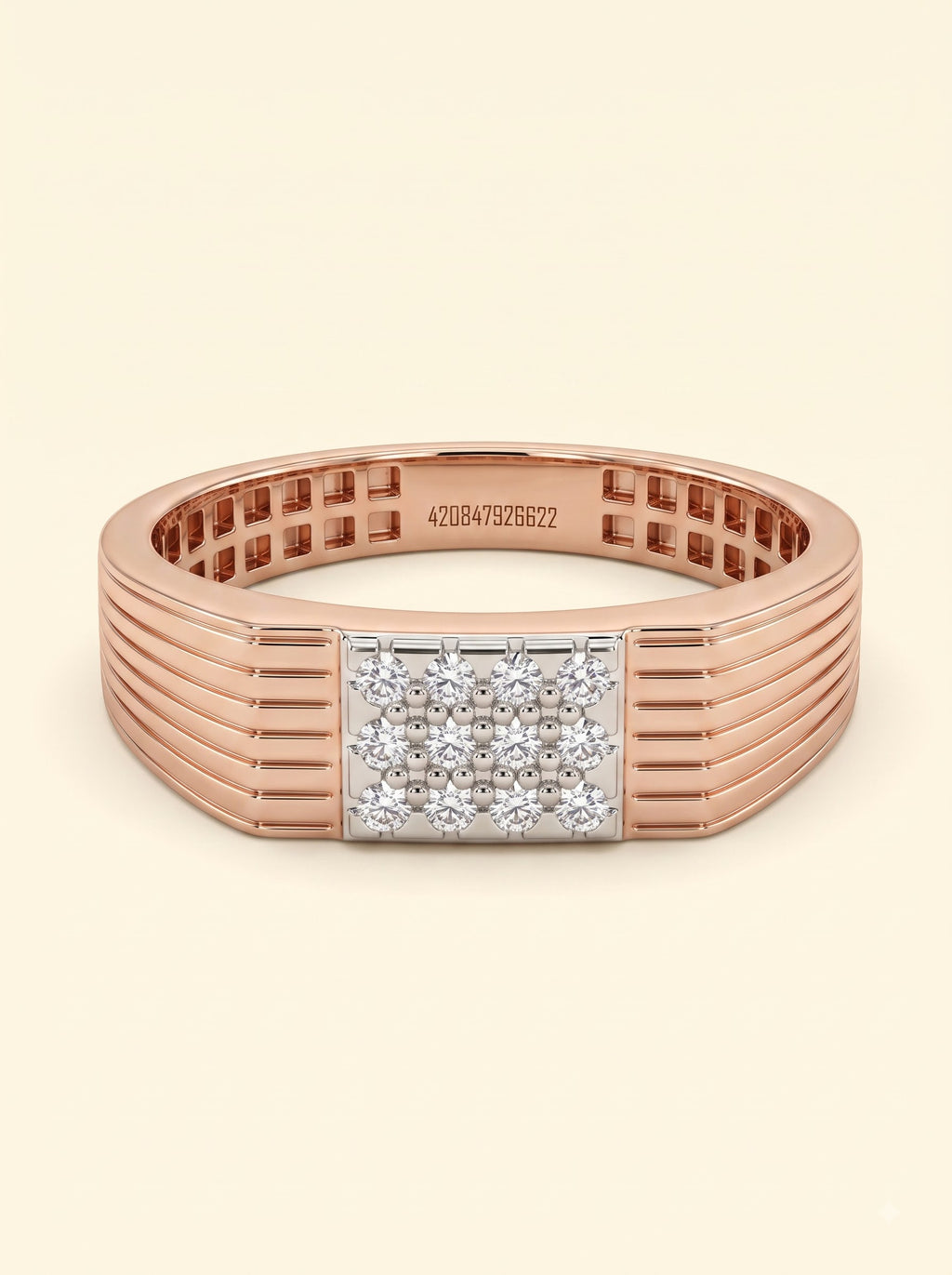 Royal Stride Diamond Men's Ring
