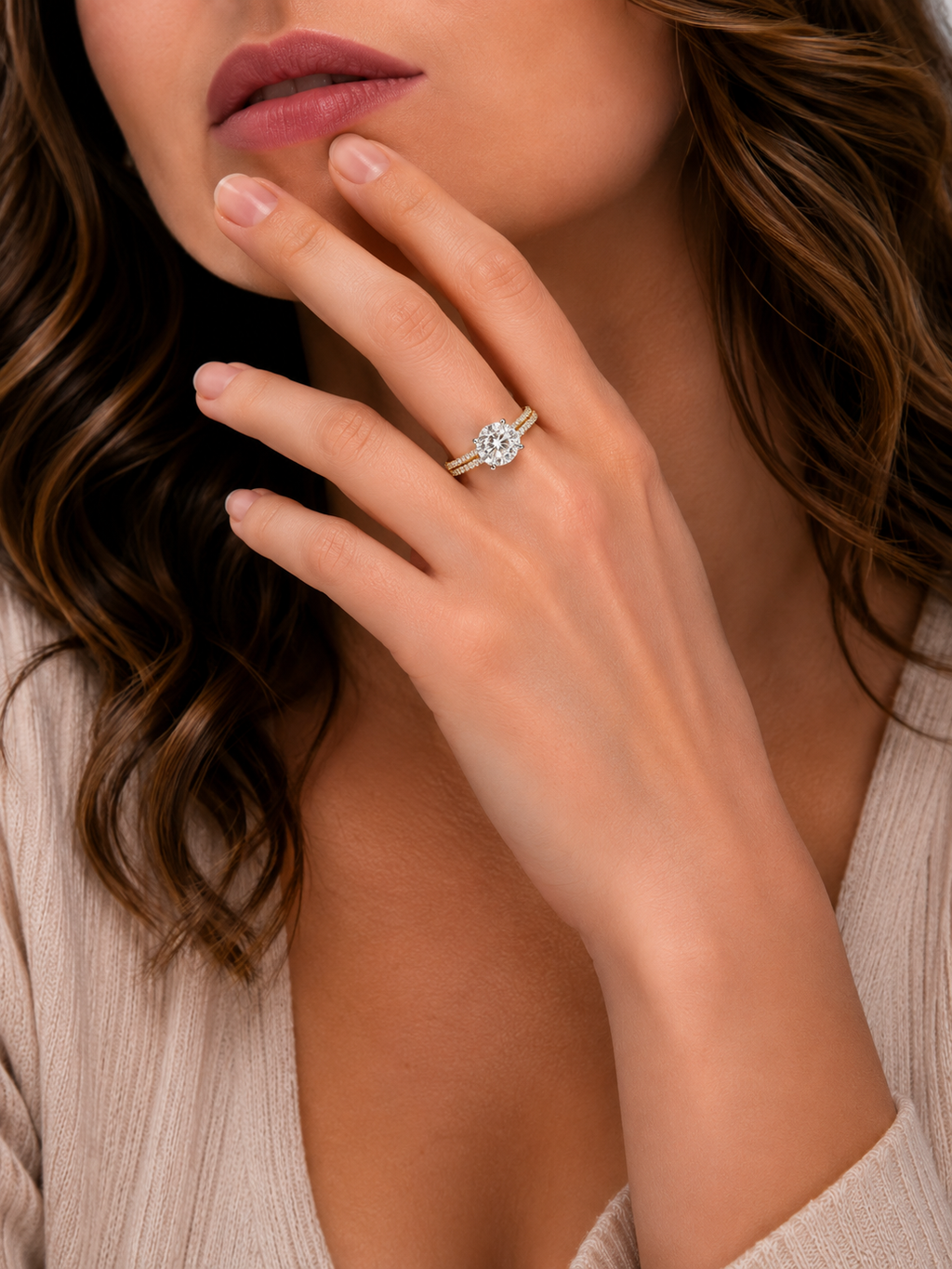 1.5ct Classic Solitaire Diamond Engagement Ring