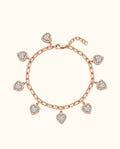 Sweetheart Charm Diamond Bracelet
