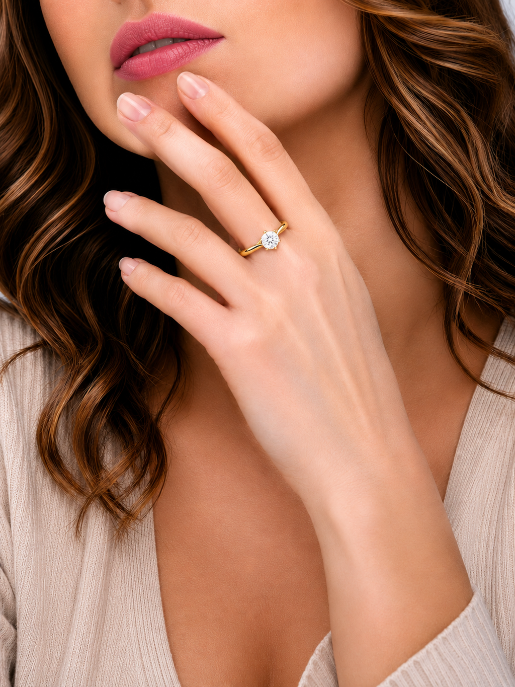 1 ct Timeless Grace Solitaire Ring
