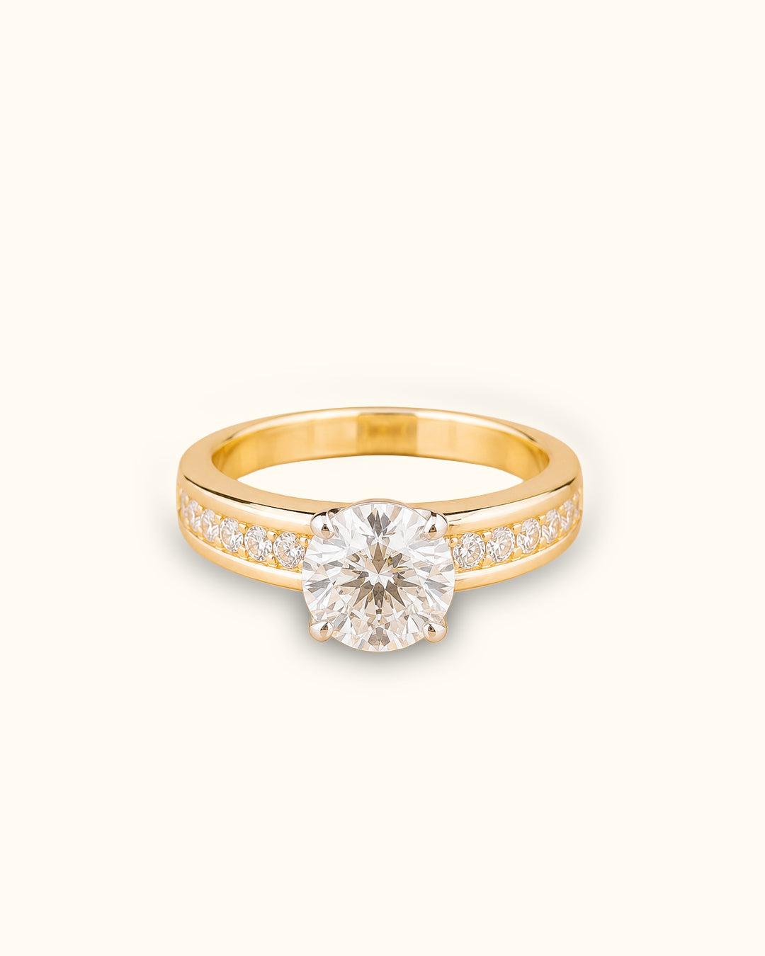 2.5ct Royal Channel Solitaire Ring