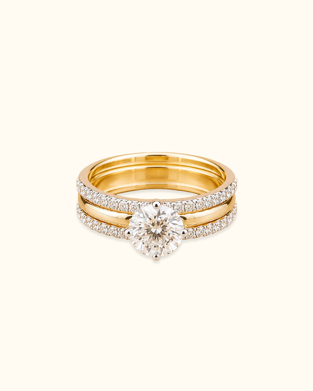 1ct Aurora Split Shank Solitaire Ring