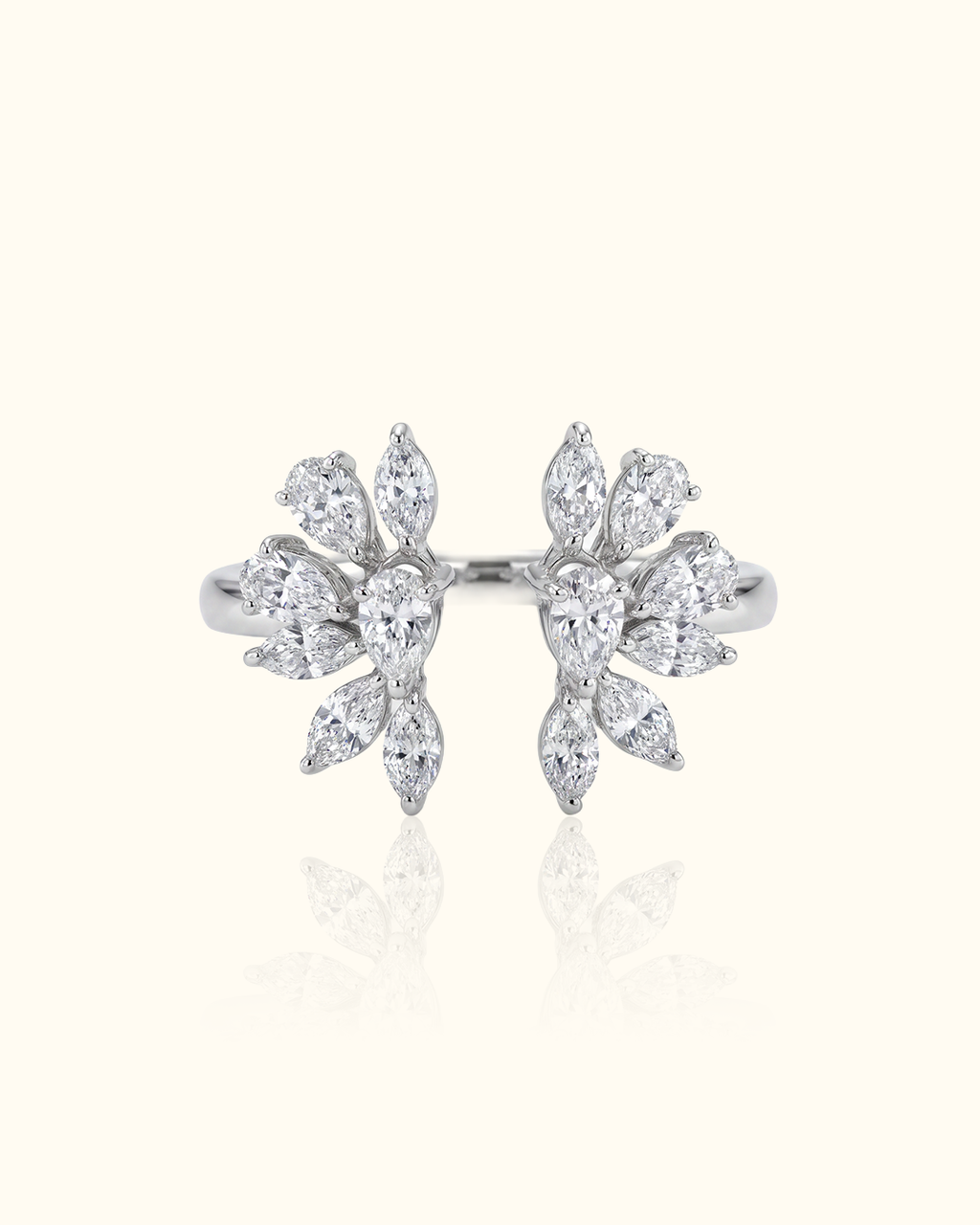 Blooming Vine Open Diamond Ring