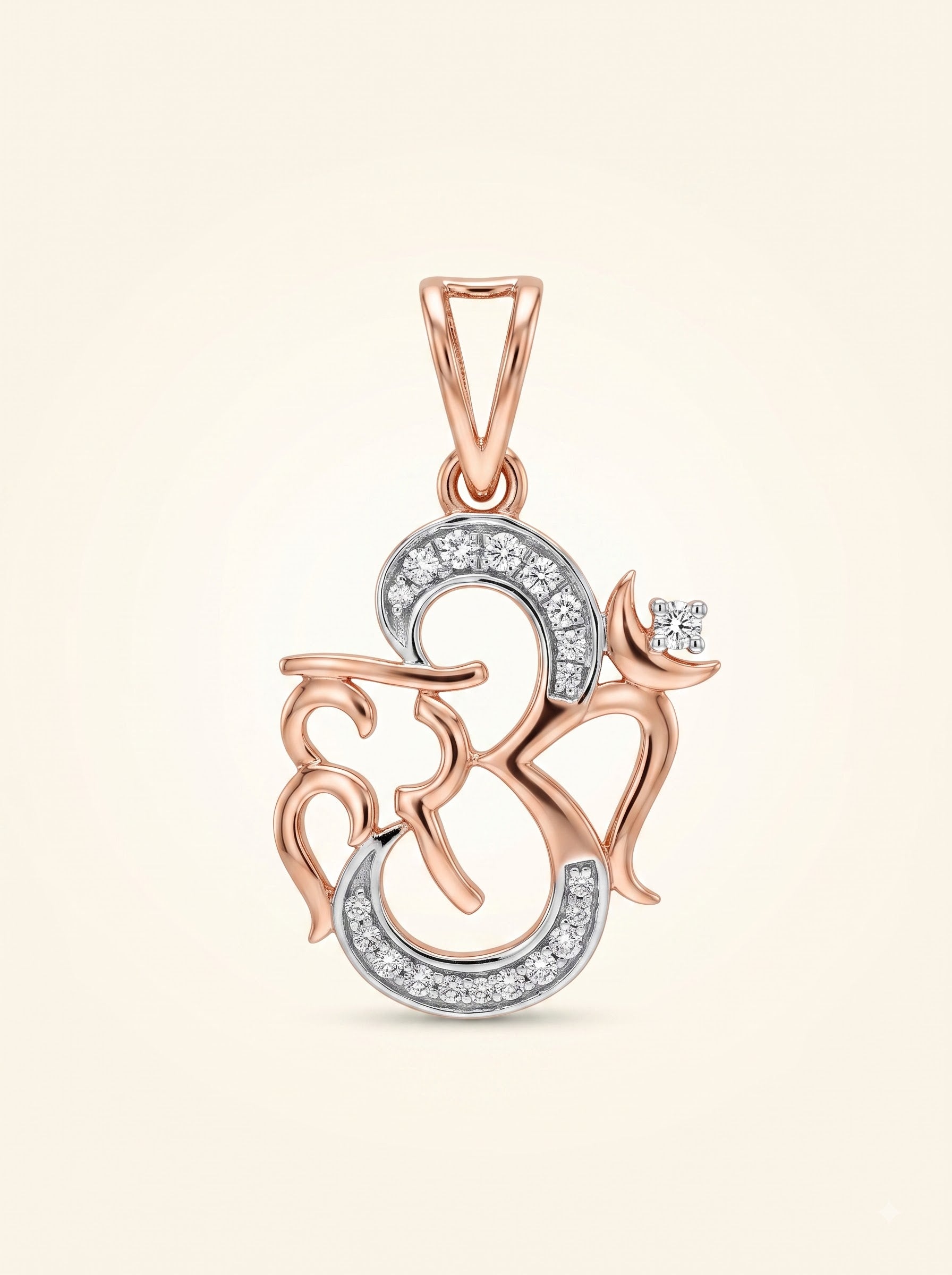 Divine Om Diamond Pendant