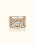 Royal Lace Halo Diamond Ring