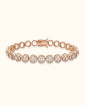 Halo Circle Diamond Bracelet