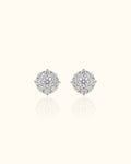 Diamond Cluster Stud Earrings