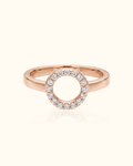 Celestial Halo Circle Ring