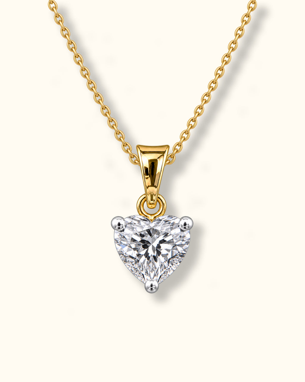 Classic Heart Diamond Pendant