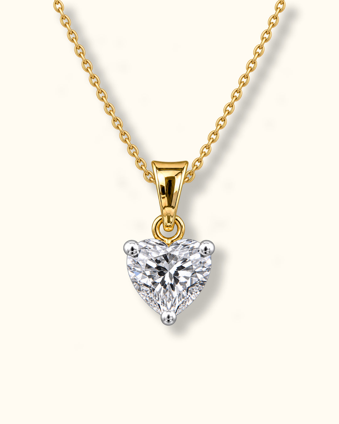 Classic Heart Diamond Pendant