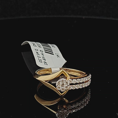 Elegant Pavé Diamond Everyday Ring