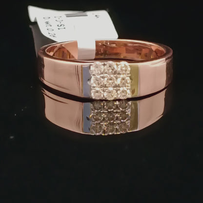 Men’s Classic Square Diamond Ring