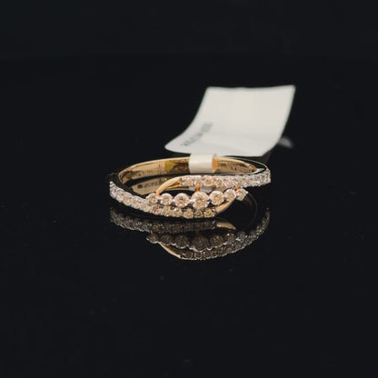 Elegant Pavé Diamond Slim Ring
