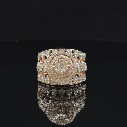 Classic Diamond Cluster Band Ring